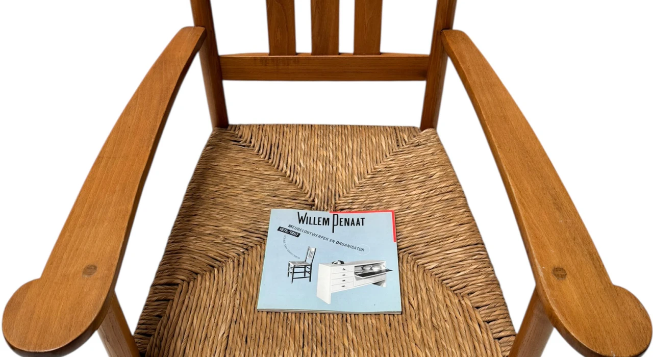 Two Art Nouveau Brabant Club Chairs or Easy Chairs by Willem Penaat, 1900s